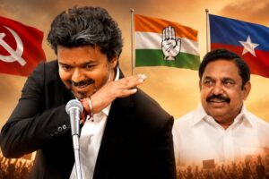குடைச்சல் கொடுக்கும் கூட்டணிக் கட்சிகள்… ரூட்டை மாற்றும் விஜய்..!