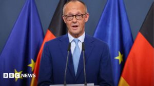 German Chancellor Merz calls state election a 'disaster' for his party but vows to stay on