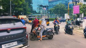 Wrong-side driving has gotten worse at VP Raman Road, Lloyds Road and Judge Jambulingam Road
