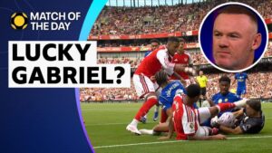 Gabriel was 'extremely lucky' to avoid red – Rooney