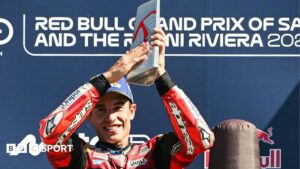Marquez moves top with MotoGP win in San Marino