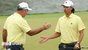 International team lead US in Presidents Cup