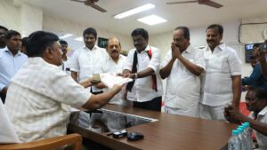 Madurantakam bypoll in Tamil Nadu: DMK candidate Paranthamen files nomination