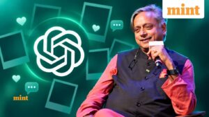 ChatGPT 1980s photo trend: Shashi Tharoor and sons join AI fashion; netizens react, ‘More handsome than Shah Rukh Khan’