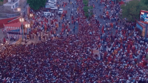 Millions line up for ‘sacred henna’ at Indian temple
