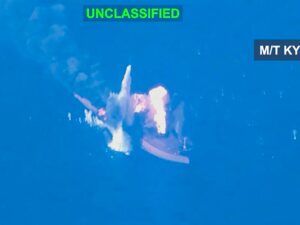 Iran touts military response as US maintains blockade, hits tankers