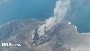 Volcano eruption leaves 170,000 passengers stranded in Indonesia