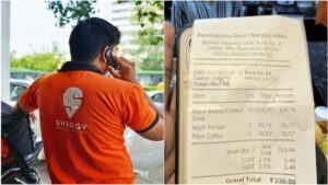 ஹோட்டலில் ரூ.230.. ஸ்விக்கியில் ரூ.436! ஒரே உணவுக்கு கிட்டத்தட்ட டபுள் விலை! கொந்தளித்த நெட்டிசன்கள்
