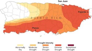 Extreme drought now covers 44% of Puerto Rico