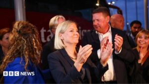 Swedish left-wing bloc narrowly ahead with election too close to call