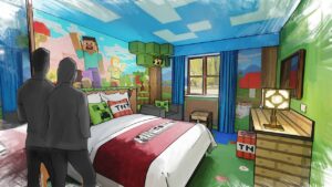 World's First Official Minecraft Hotel Revealed for 2027, First Ever Minecraft Rollercoaster Named