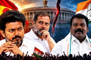 கூட்டணிக்குள் தொடங்கிய கலகம்…. விஜய்க்கு எதிராக போர்க்கொடி தூக்கும் செ.பெ..?