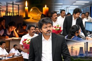 மின்வெட்டுக்கு END CARD…மின்வாரிய அலுவலகத்தில் விஜய் திடீர் ஆய்வு!