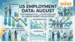 US employment data August: Job openings fall, layoffs decline as labour market holds steady