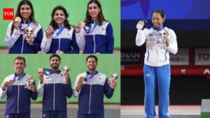 Asian Games 2026 Day 4: Mirabai Chanu ends Asiad medal wait; India win two skeet bronzes in shooting
