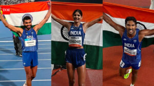 Asian Games 2026: Athletics leads India’s seven-medal haul, three boxers assure medals
