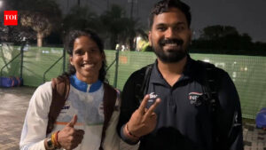 ‘She can go sub-54’: After breaking PT Usha’s record, Vithya’s coach sets new target