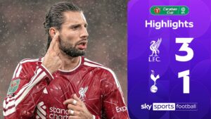 Szoboszlai scores 30-yard SCREAMER as Liverpool beat Spurs to progress