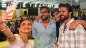 ஓயாமல் ஒலிக்கும் கல்யாண விருந்து.. டோரதி ஹீரோக்களுடன் சூப்பர் ஆட்டம் போட்ட கீர்த்தி சுரேஷ்
