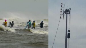 உருவானது காற்றழுத்த தாழ்வு மண்டலம்.. சென்னை உள்பட 9 துறைமுகங்களில் புயல் எச்சரிக்கை கூண்டு ஏற்றம்