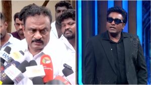 "விஜய் சேதுபதியே மன்னிப்பு கேள்.." பிக்பாஸ் தலைமை சர்ச்சை.. தவெக எம்எல்ஏ சுகுமார் மிரட்டல்