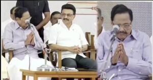 'உங்களிடம் மன்றாடிக் கேட்கிறேன்!'- நா தழுதழுக்க பேசி ஸ்டாலினிடம் கையெடுத்துக் கும்பிட்ட துரைமுருகன்