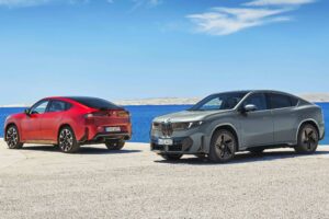 BMW iX4 electric coupe SUV revealed