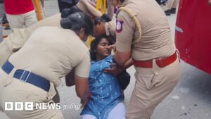 'ப்ளஸ் 2 மாணவர் தலையில் காயம், போலீஸ் அத்துமீறல்' – சென்னை போராட்டத்தில் பிபிசி தமிழ் கண்டது என்ன?