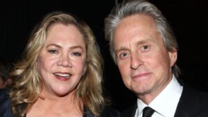 “Good Heavens”: Kathleen Turner Reacts to Michael Douglas’ Bombshell About Their Secret Romance During ‘Romancing the Stone’