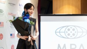 The Hollywood Reporter Honors ‘The Koreans’ Star Han Ji-min With Trailblazer Award at Busan Gala