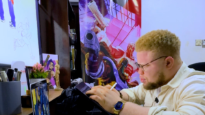 Nigerian artist reframes children with albinism as heroes