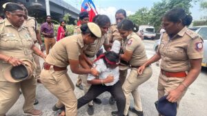 Anti-CEC protests in Chennai: AISF, AIYF cadres arrested on Anna Salai; over 30 CJP supporters detained in Besant Nagar