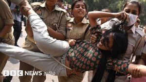 டெல்லி சிஜேபி போராட்டக் களத்தில் பிபிசி செய்தியாளர்கள் நேரில் கண்டவை என்ன?