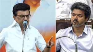 5 நிமிஷம் பேசுனதுக்கே கொளத்தூர்ல காலினு சொன்னீங்க.. கரூர்ல ஏன் ஜெயிக்கல? – மு.க.ஸ்டாலின் கேள்வி!