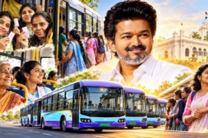 LADIES இனி மொத்த தமிழ்நாட்டையும் FREEயா சுத்தலாம்…நாளை முதல் அமலுக்கு வரும் ‘வெற்றிப்பயணம்’ திட்டம்!