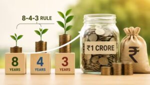 ரூ.1 கோடி இலக்கை அடைய உதவும் 8-4-3 விதி..!! மியூச்சுவல் ஃபண்டு முதலீட்டாளர்களே கவனம்..!!