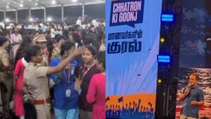 ராகுல் பேசும்போதே கிளம்பிய மாணவிகள்.. காங்கிரஸ் கட்சியினர் சொன்னதால் வெளியே விடாமல் தடுத்த போலீசார்!