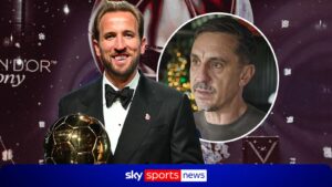 'Everything about him is world class' – Neville hails Kane after Ballon d'Or win