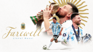 Messi ends Argentina career with goal on emotional night