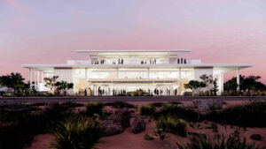 Abu Dhabi reveals design for youth concert hall by the late Frank Gehry